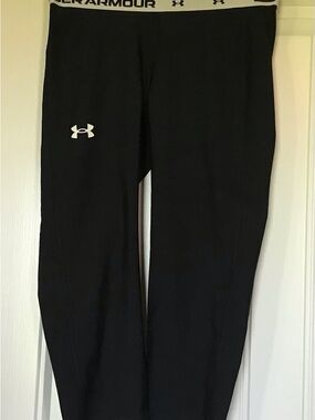 Bundle of Under Armour Leggings with White Logo Waistband
